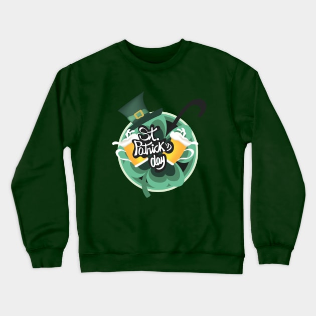 Happy St. Patrick´s day Crewneck Sweatshirt by ArteriaMix